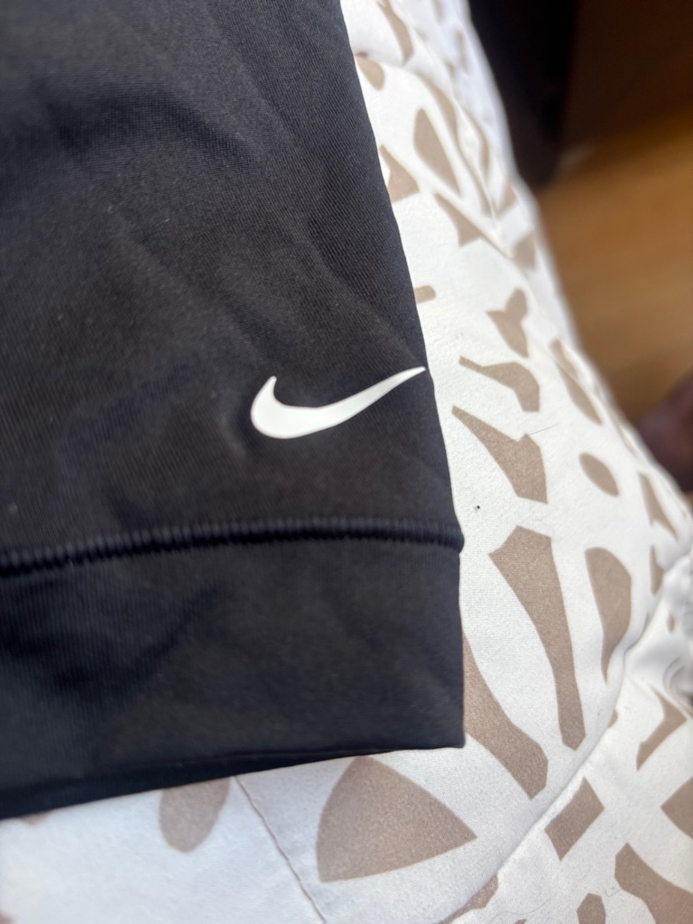 Nike Black Boxer Briefs with White Logo Waistband - Picture 3 of 3